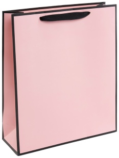 Пакет подарочный, 230гр, Премиум, Светло-розовый, 40*30*12 см, 1 шт.