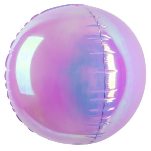 Шар 3D (22''/56 см) Сфера, Сиреневый, Хамелеон, 1 шт. в уп.