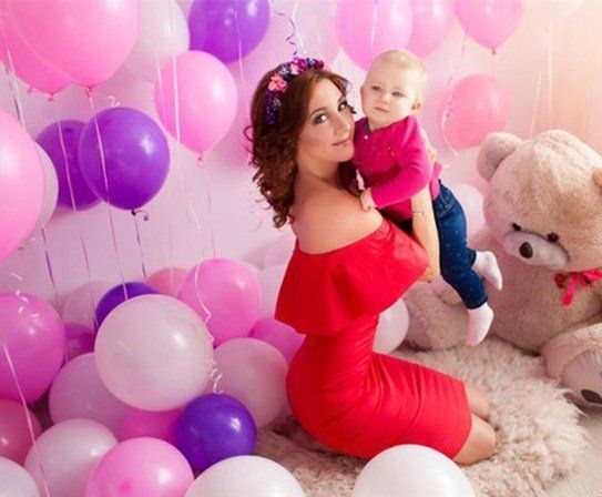 Идеи для фотосессии с воздушными шарами